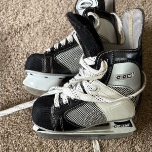 CCM Kids Hockey Skates - Black and White